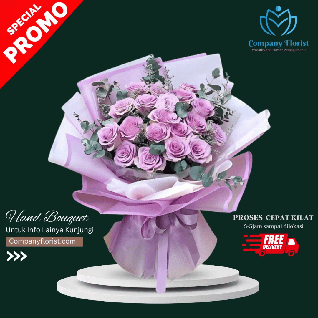 Hand Bouquet Anniversary Mewah & Berkelas
